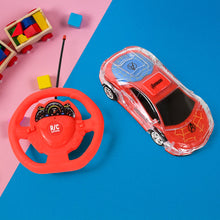 Plastic Remote Control Car, Remote Control Racing car with Two Function Backward and Forward. Handle Design Remote. Best Birthday Gift, Birthday Return Gift with Rechargeable Battery For Car