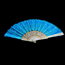 Chinese traditional folding fan, perfect for decoration or cooling. Comes with a fabric sleeve for storage.