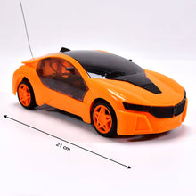 Remote racing car with 3D lighting and directional control