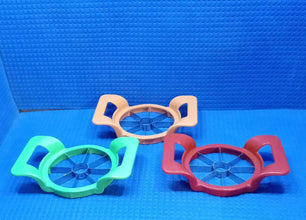 Vibrant apple cutter, easy to use.